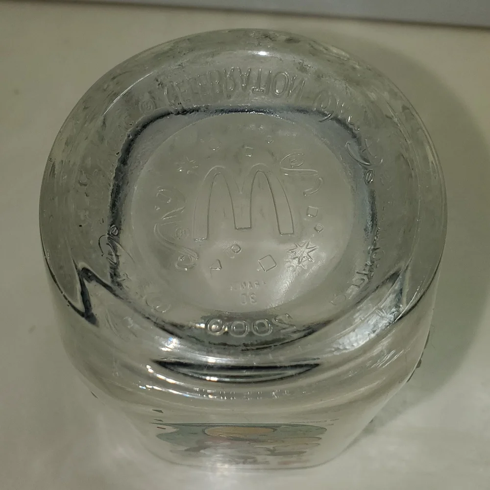 Walt Disney World Mickey Mouse Tumbler Glass McDonalds 2000 Celebration